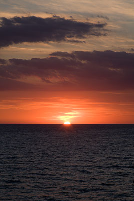Sonnenuntergang (Cilento, Italien)